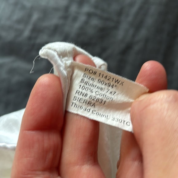 Hill House Home The Cloud Duvet Insert White Queen 90” x 94” - Picture 6 of 6